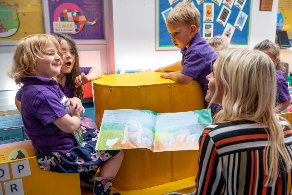 Wickham Pre-School children learning and playing